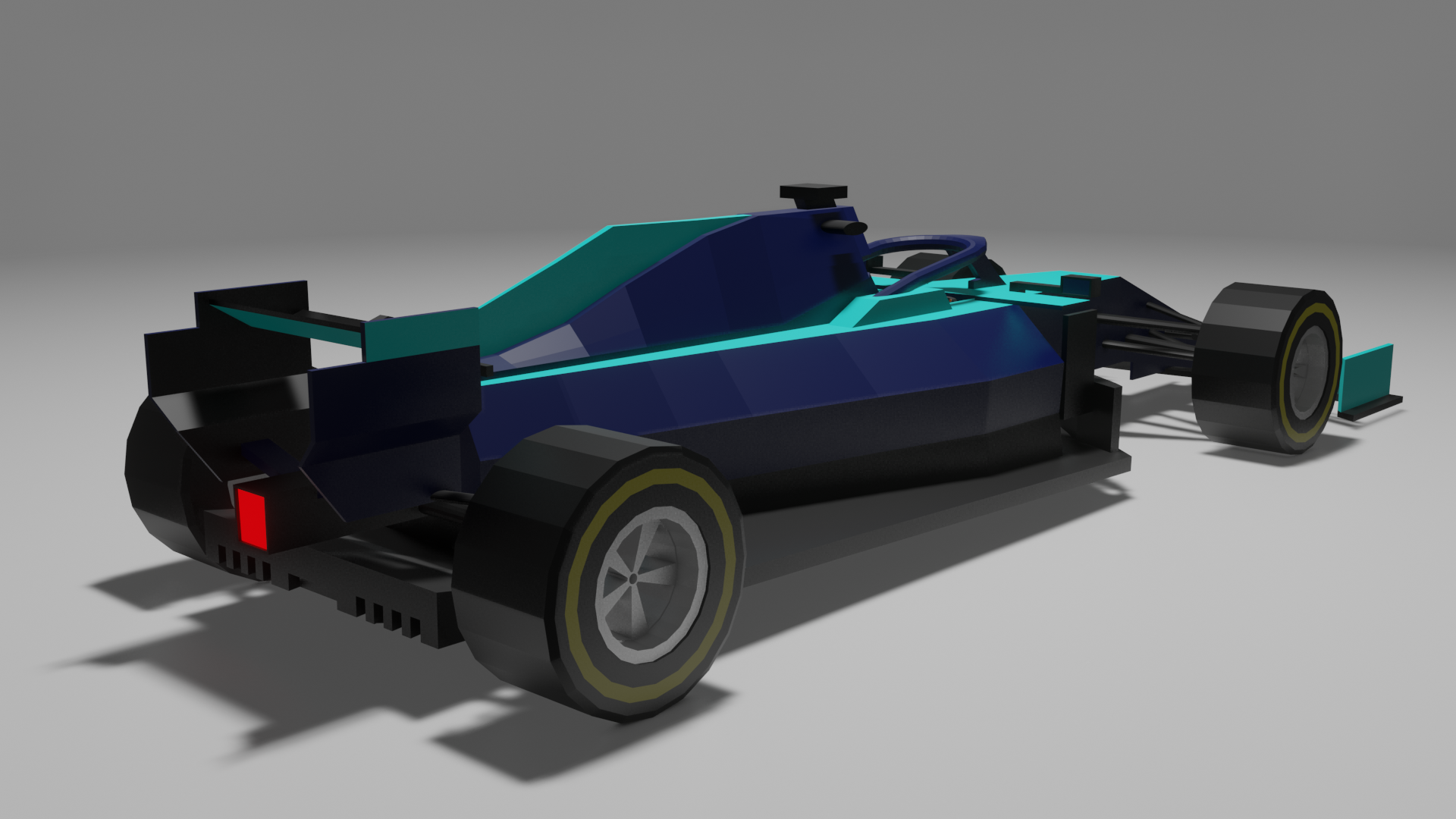 Low Poly F1 Car preview image 2